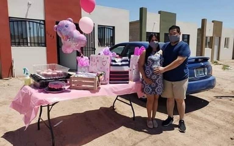 Esperan a la cig e a tienen baby shower caravana La Voz de la