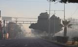 Varias zonas de la ciudad se observaron así