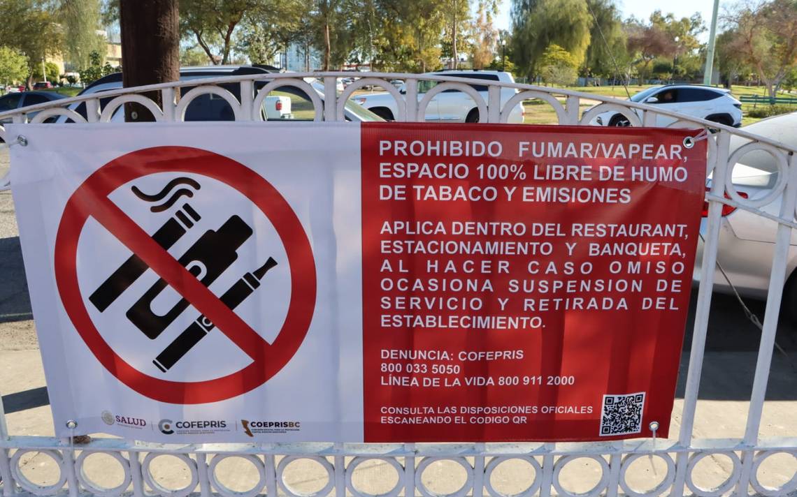 prohibido fumar en este establecimiento