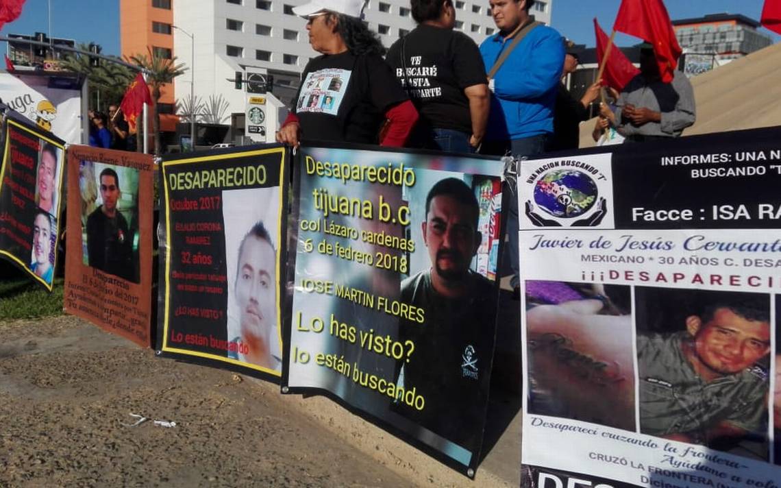 Con imágenes piden justicia en Tijuana por desaparecidos en BC La Voz